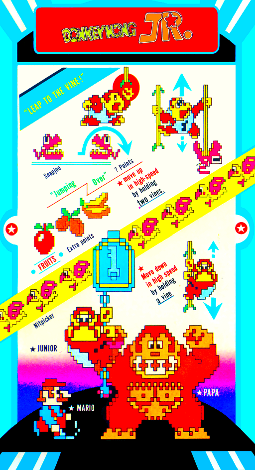 Donkey Kong Jr. (Moon Cresta hardware)