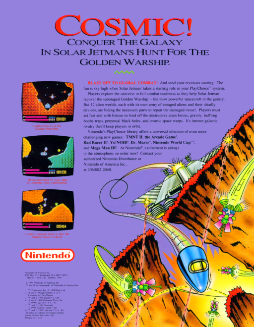 PlayChoice-10 - Solar Jetman