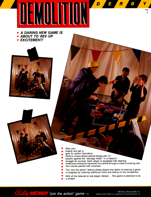 Demolition Derby (2-Player Mono Board Version)