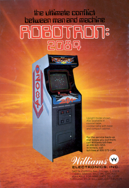 Robotron (Solid Blue label)