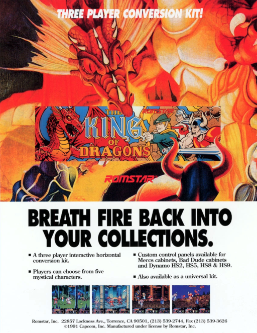 The King of Dragons (US 910910)