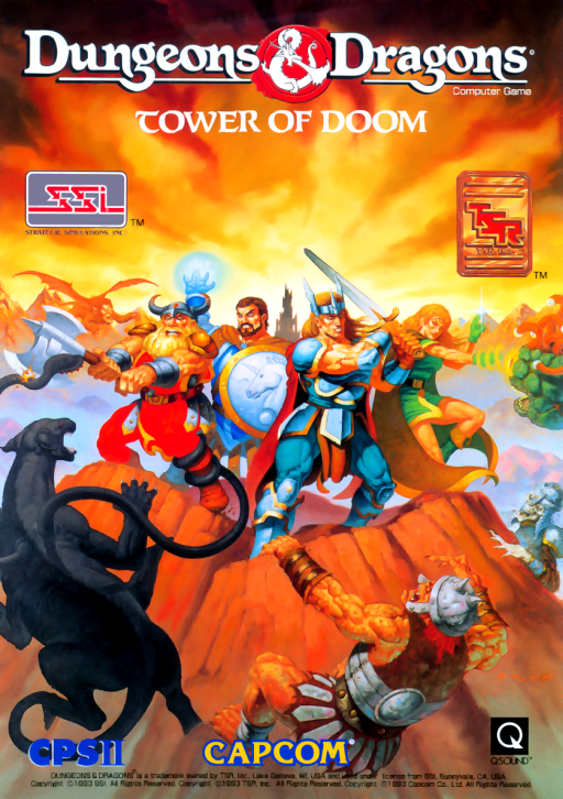 Dungeons and Dragons: Tower of Doom (Euro 940412)