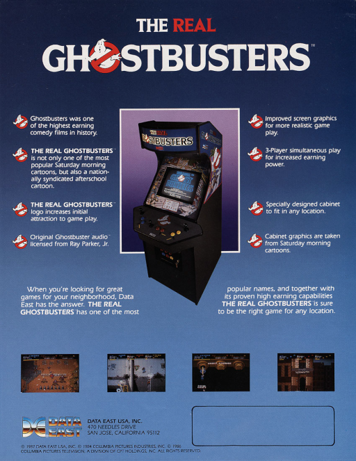 The Real Ghostbusters (US 2 Players)