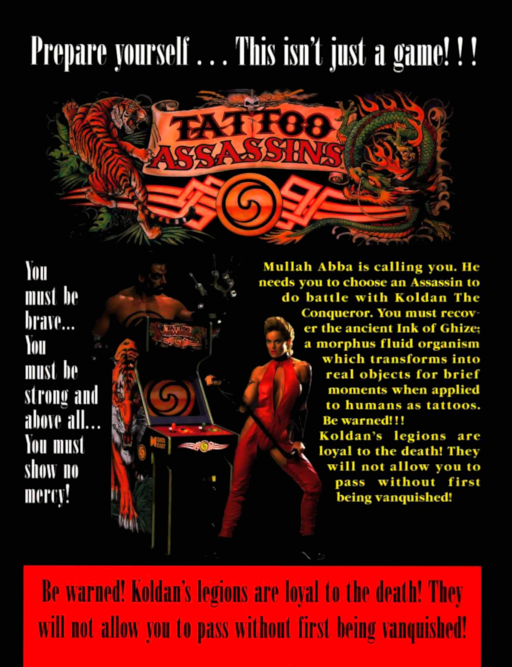 Tattoo Assassins (US Prototype)