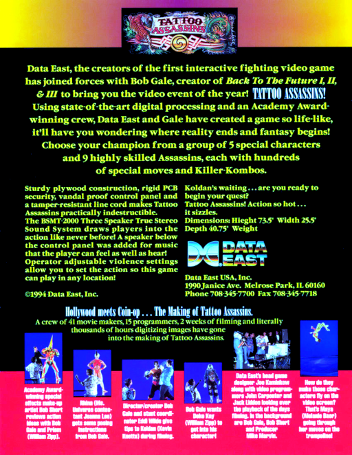 Tattoo Assassins (Asia Prototype)