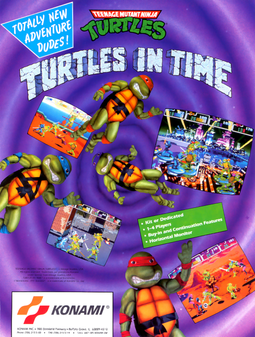 Teenage Mutant Ninja Turtles - Turtles in Time (US 2 Players ver. UDA)