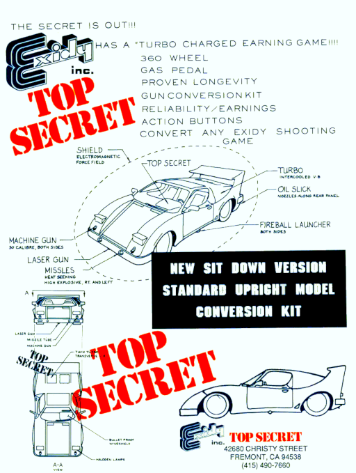 Top Secret (Exidy) (version 1.0)