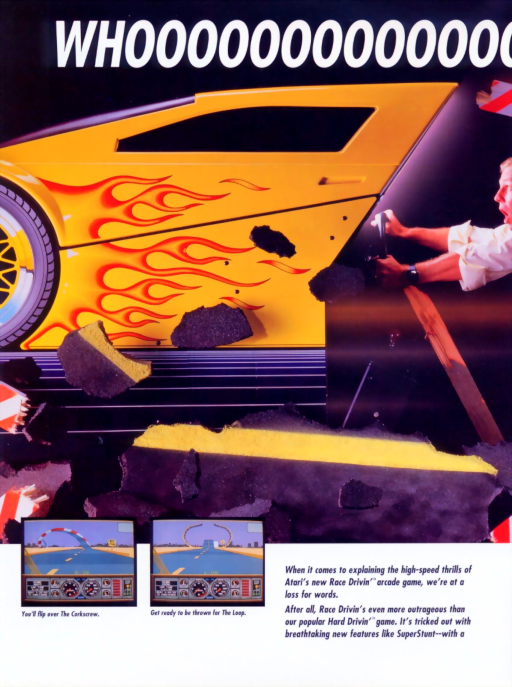 Race Drivin' (cockpit, British, rev 5)