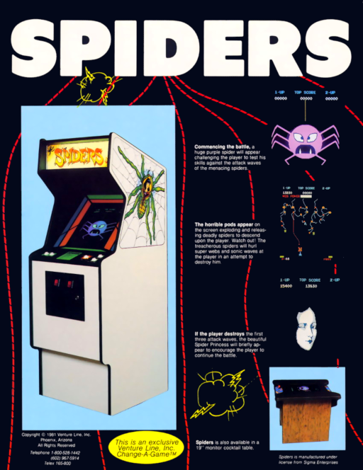 Spiders (set 1)