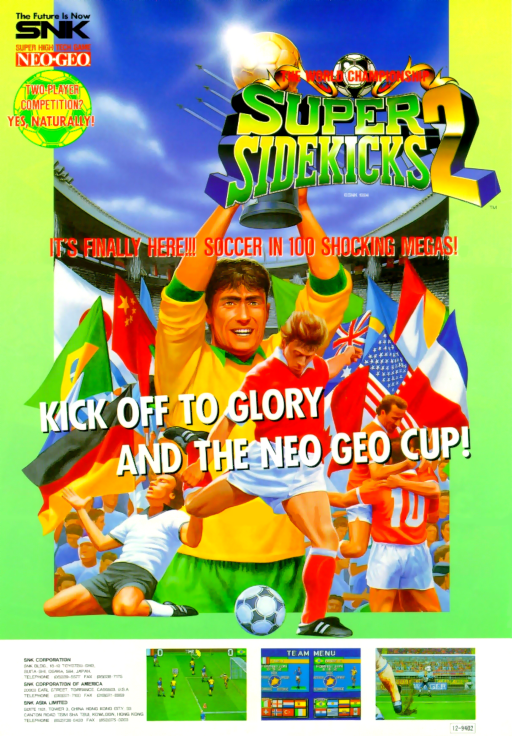 Super Sidekicks 2 - The World Championship / Tokuten Ou 2 - Real Fight Football
