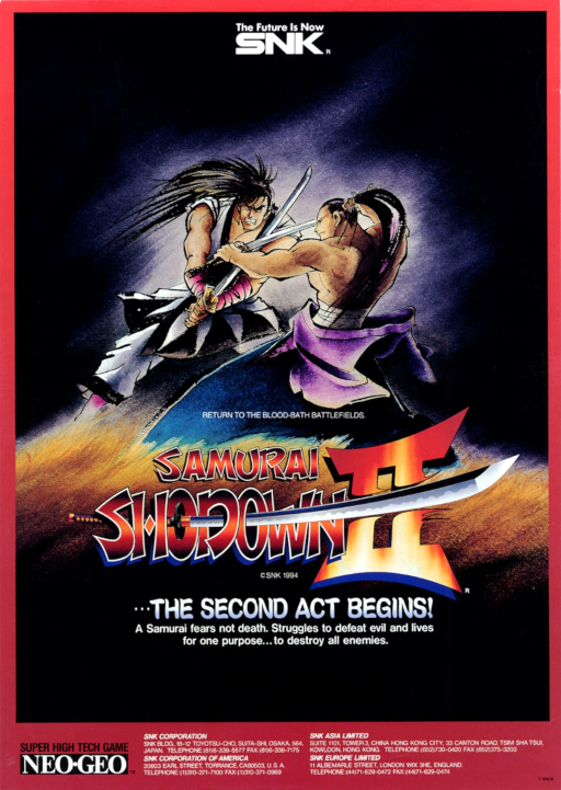 Samurai Shodown II / Shin Samurai Spirits - Haohmaru jigokuhen