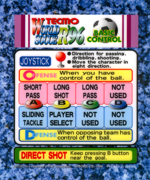 Tecmo World Soccer '96
