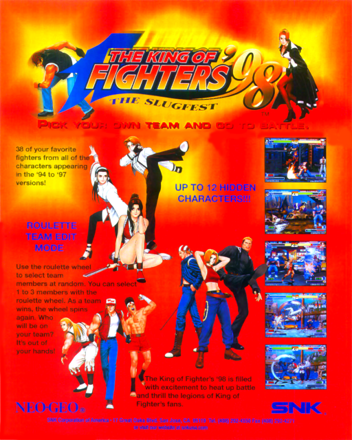 The King of Fighters '98 - The Slugfest - King of Fighters '98 / Dream Match Never Ends (Decrypted)